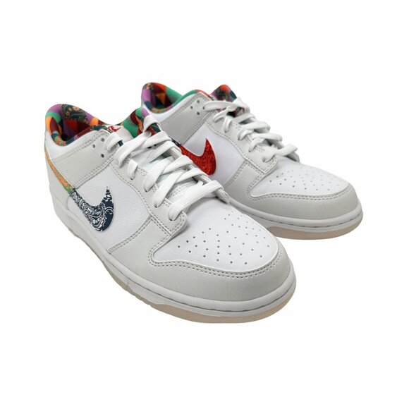 ✨Nike Dunk Low GS Paisley Size 6Y Kid's shoes Sneakers White FN8913-141✨ - Picture 8 of 10